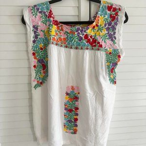 J. Marie Embroidered Top